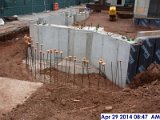 Backfill around foundation walls at Monumental Stairs Facing West (800x600).jpg